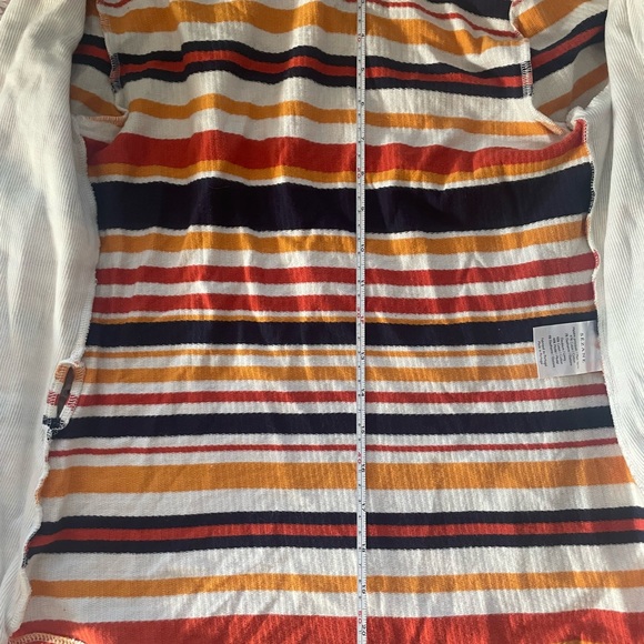 Sezane Adela Stripped Wrap Blouse-medium - Picture 7 of 8